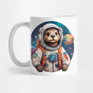 Otter astronaut Mug